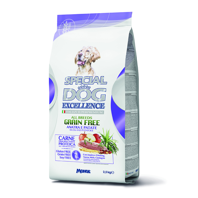 SPECIAL DOG DRY EXC. GRAIN FREE DUCK 2,5kg