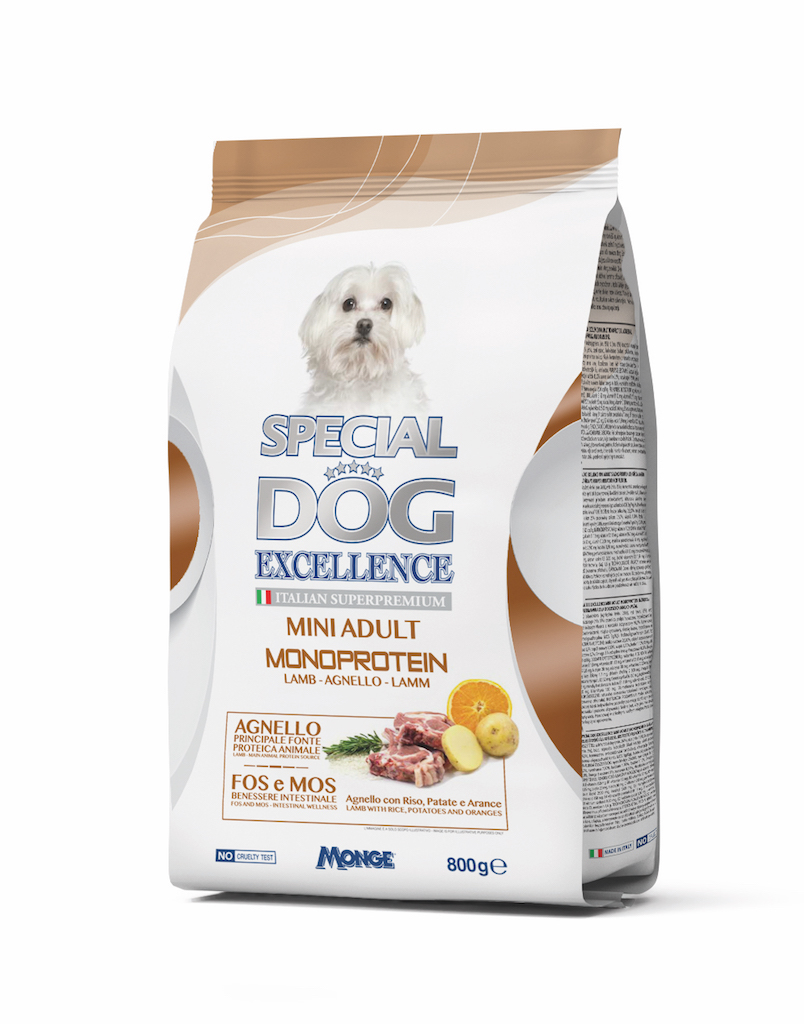 SPECIAL DOG DRY EXC. MINI ADULT MONO LAMB 800g