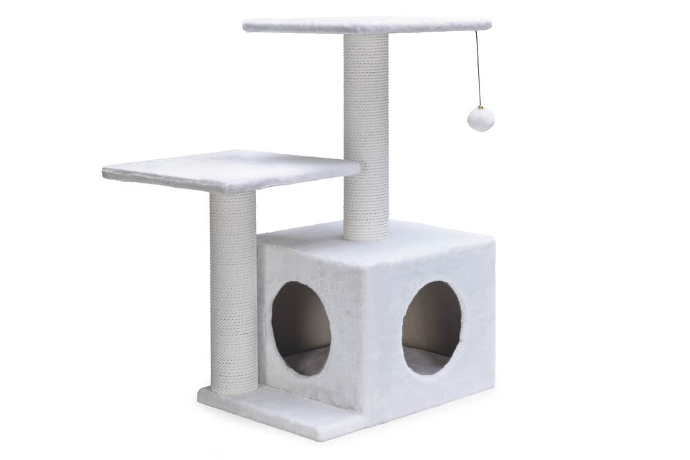 Beeztees Curățător pentru pisici SEPRA FIEN Alb 45x34x70cm