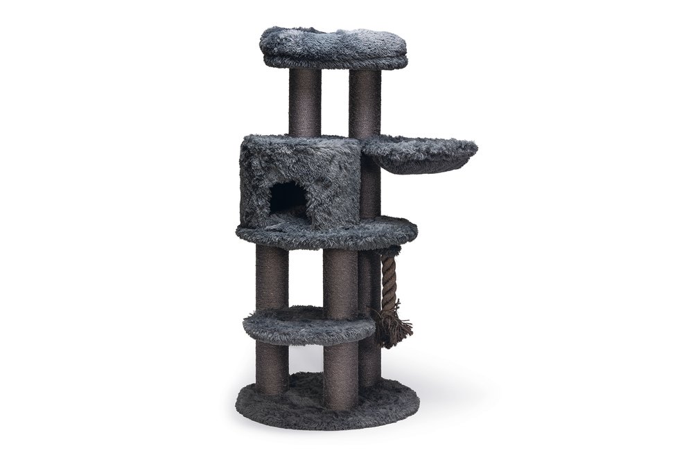 BEEZTEES кошачий скребок KALEO Grey 75x75x166cm