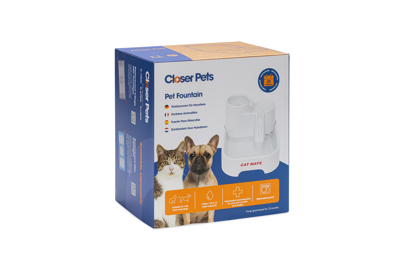 Beeztees Поилка-водопад CLOSER PETS 335 White