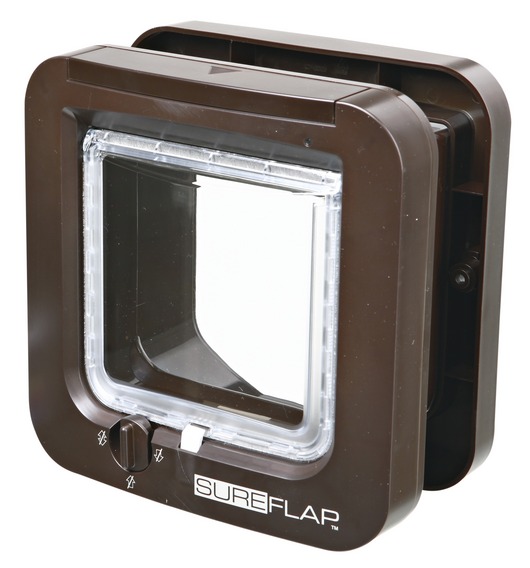 Cumpara  Uși și casuțe - SURE FLAP Дверца Microchip Cat Flap Brown..