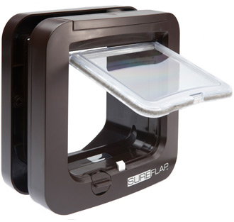 SURE FLAP Дверца Microchip Cat Flap Brown