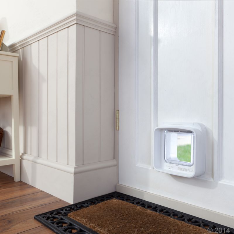 SURE FLAP DualScan Puf pentru pisică Alb