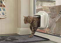 SURE FLAP Адаптер установочный для Cat Flap White