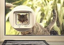 SURE FLAP Адаптер установочный для Cat Flap White