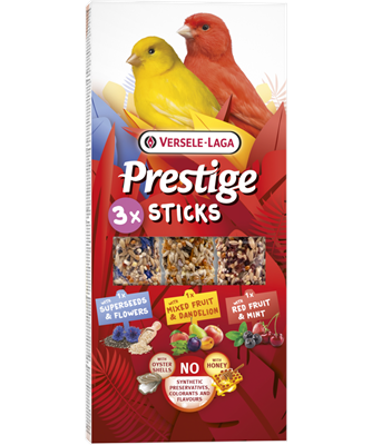 Cumpara  Pentru păsări - STICKS Canaries triple variety pack 90g..
