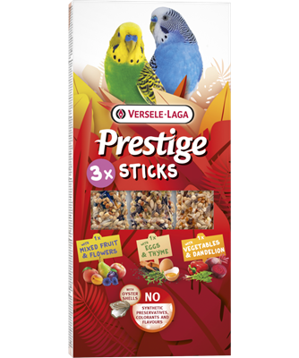 Cumpara  Pentru păsări - STICKS Budgies triple variety pack 90g..