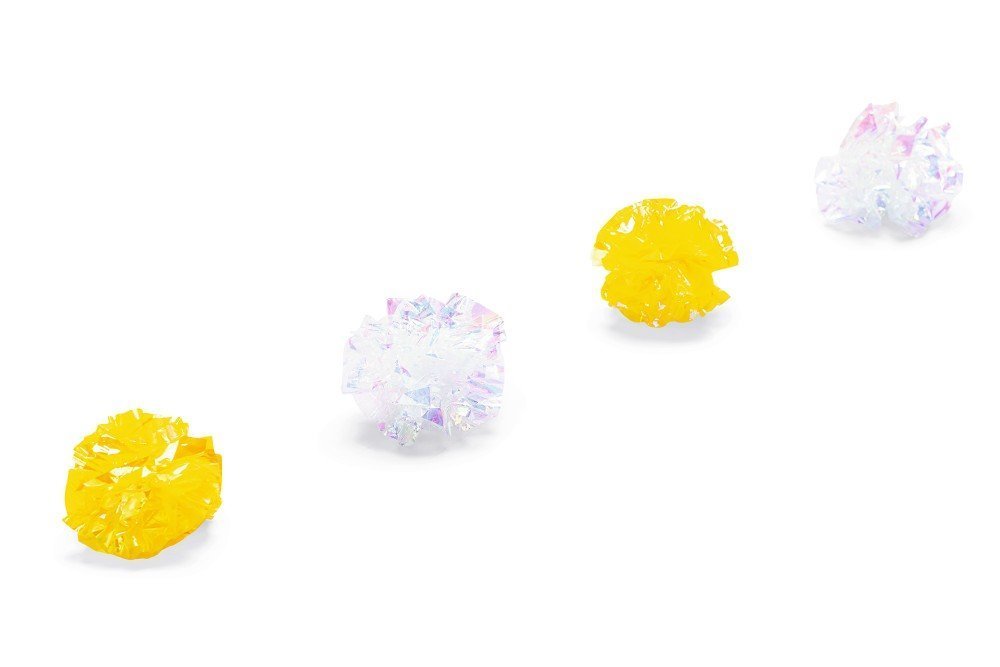 BEEZTEES jucărie pentru pisici Crinkle Balls EVY 4x