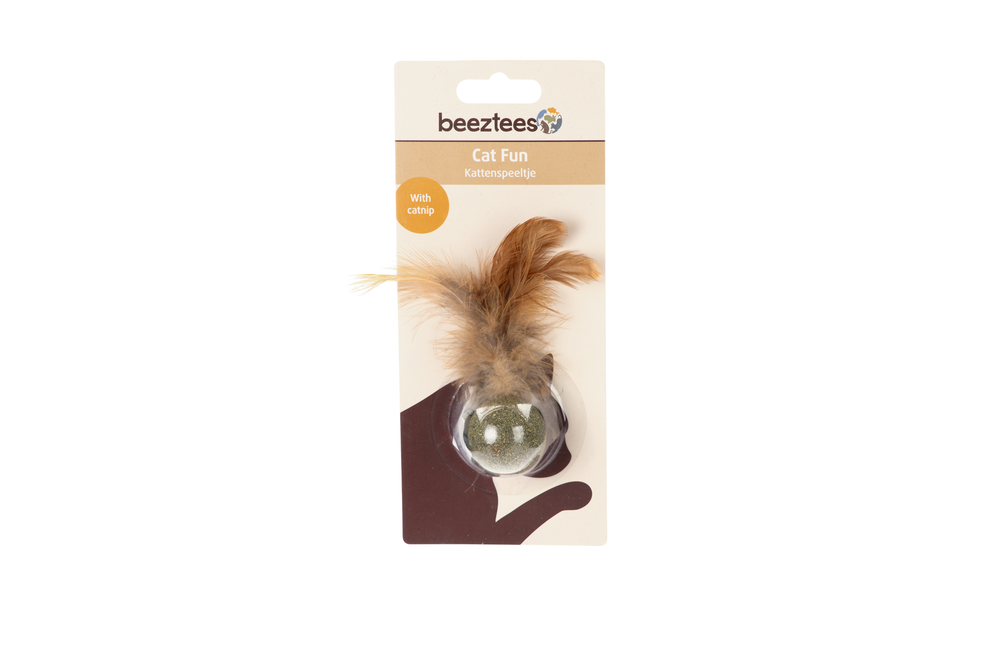 Cumpara  Pentru pisici - BZ игрушка для кошек CATNIP BALL with FEATHER..