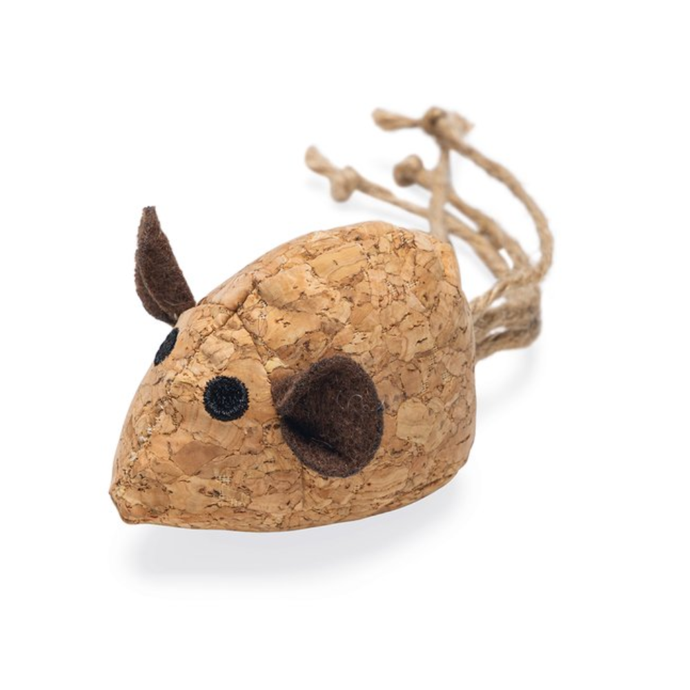 BEEZTEES jucărie pentru pisici CATNIP Cork Mouse REINIE