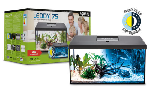 AQUAEL Aquarium set LEDDY PLUS PAP-75 D&N LED..