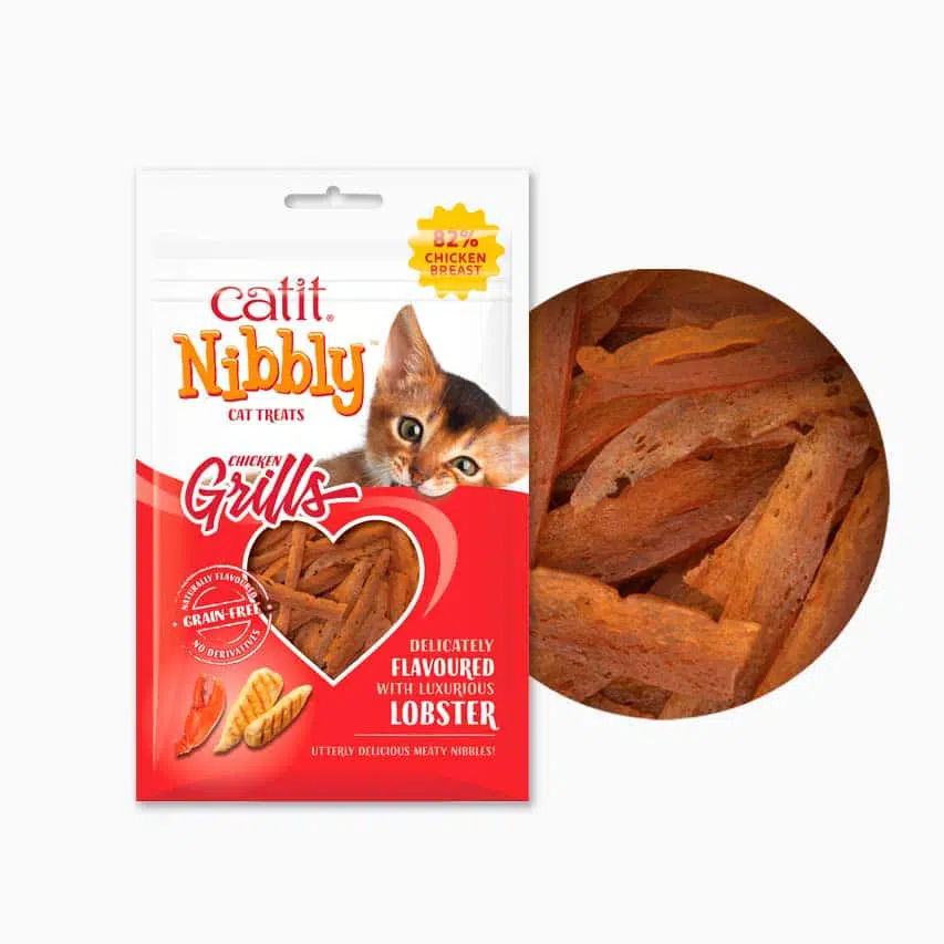 Cumpara  Tratează - Catit Nibbly Grills Chicken & Lobster – recom..