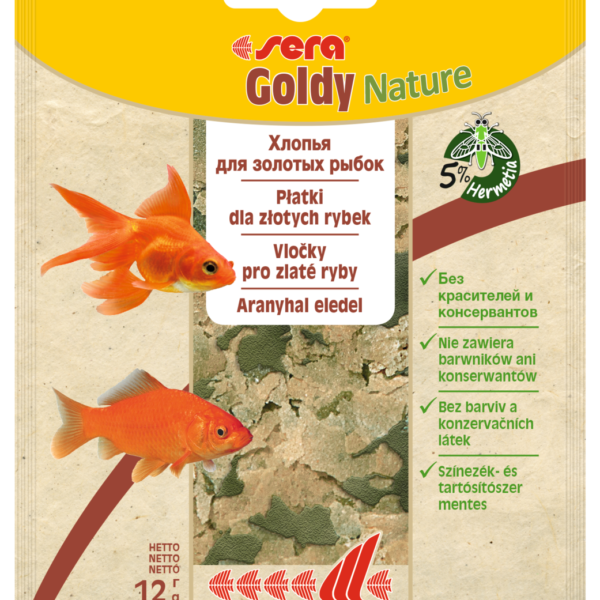 Cumpara  Hrană pentru pești și reptile - Sera Goldy Nature 12 gr..