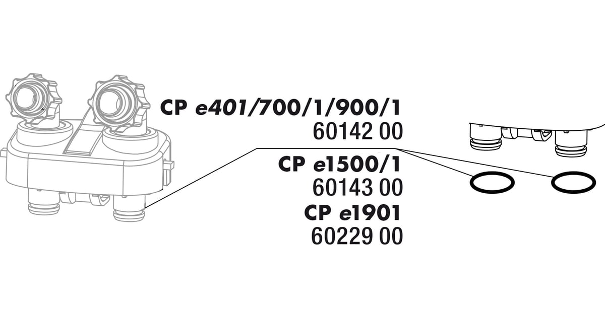 JBL CP e4/7/900/1,2 O-ring hose connector set