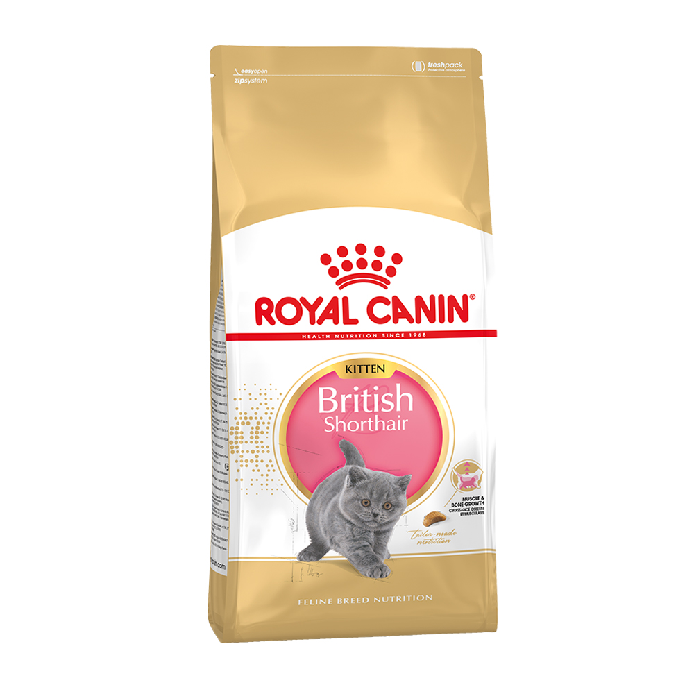 Купить  Сухой корм - ROYAL CANIN BRITISH SHORTHAIR KITTEN 400g..
