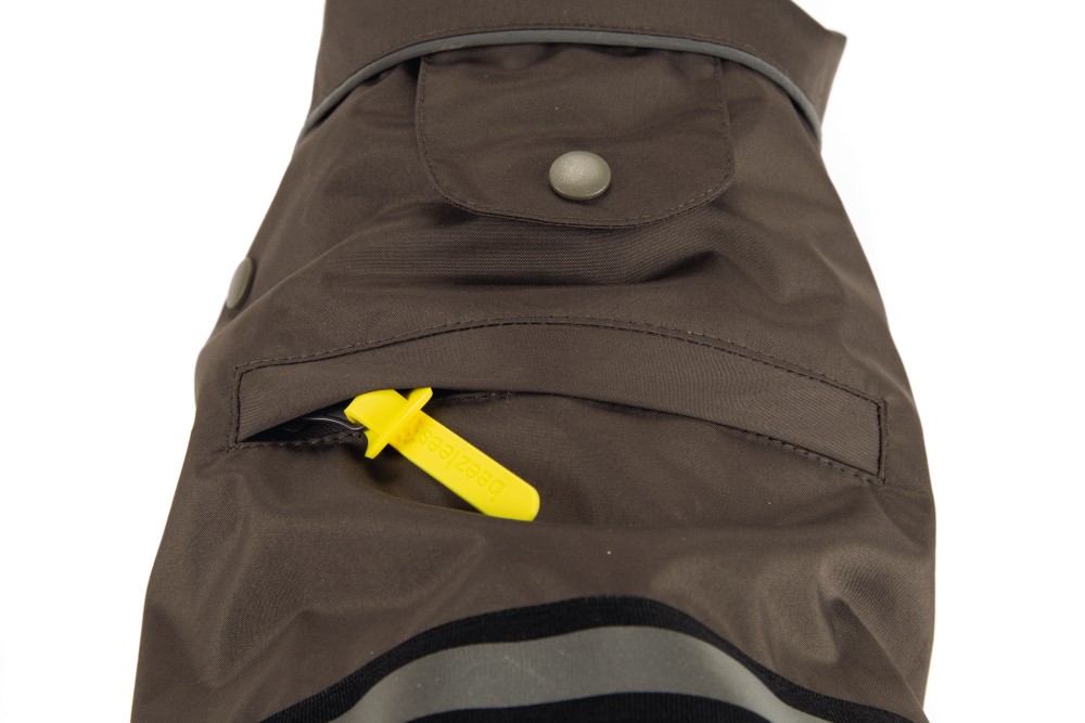 Beeztees Плащ SEJA Grey/Yellow 36