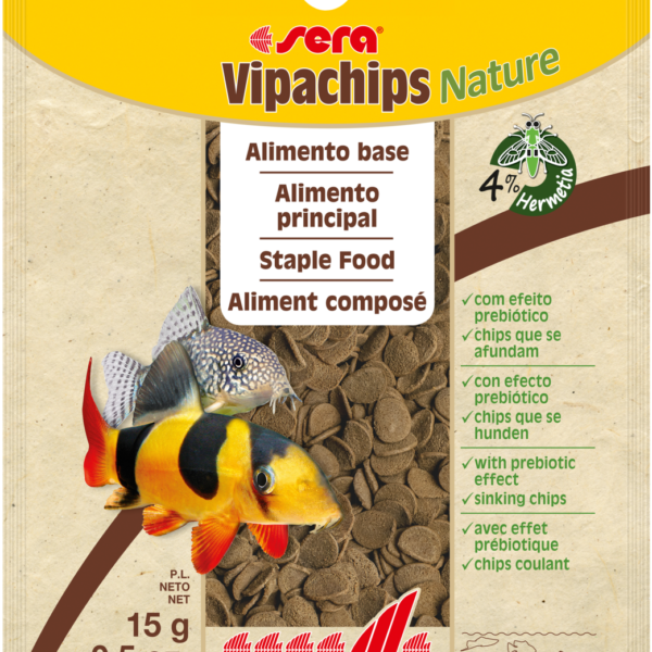 Cumpara  Hrană pentru pești și reptile - SERA Vipachips Nature 15gr..
