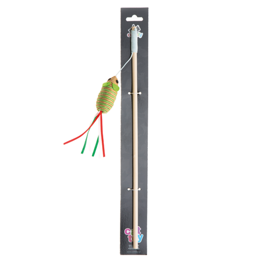 COMFY Игрушка GAIA Rod with Mouse&Bell 40cm