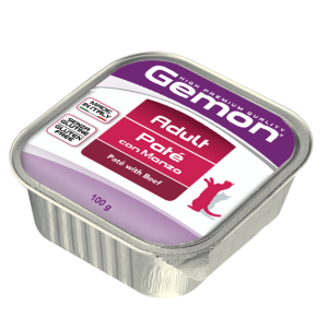 Cumpara  Hrană umedă - GEMON CAT PATE ADULT Beef 100gr..