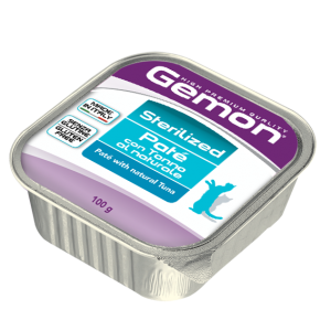 Cumpara  Hrană umedă - GEMON CAT PATE STERILIZED Tuna 100gr..