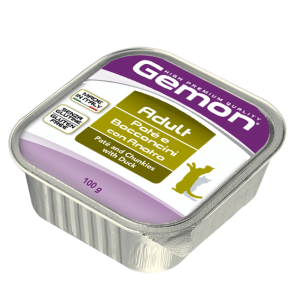 Cumpara  Pentru pisici - GEMON CAT PATE/CHUNKS with Duck 100gr..