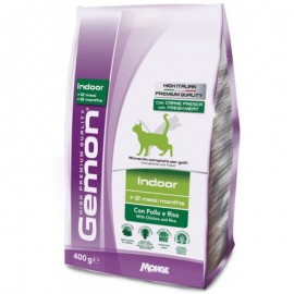 Купить  Сухой корм - GEMON DRY CAT INDOOR Chicken/Rice 400gr..