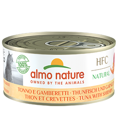 ALMO NATURE Cat HFC Can Natural Tuna/Shrimps 70g