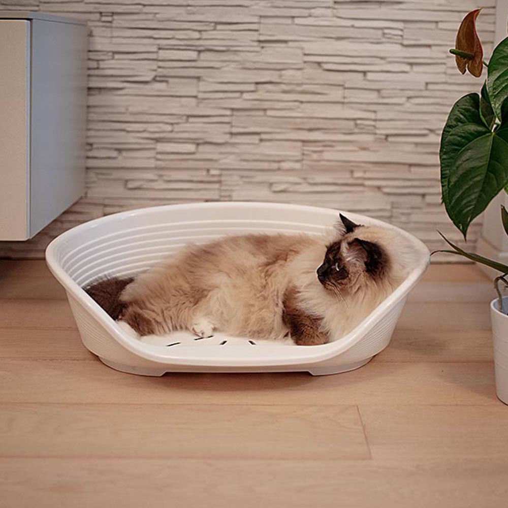 FERPLAST Лежак SIESTA DELUXE 6 White