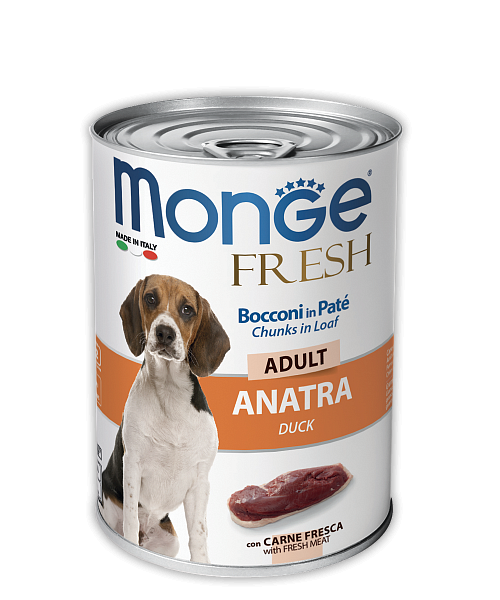 Cumpara  Hrană pentru câini - MONGE DOG FRESH ADULT duck 400 гр...