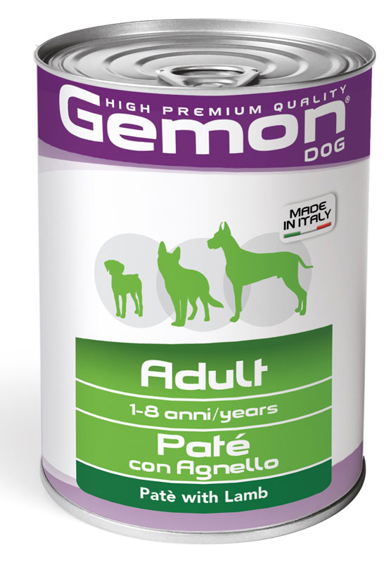 Cumpara  Hrană pentru câini - GEMON DOG PATE ADULT LAMB 400 гр...