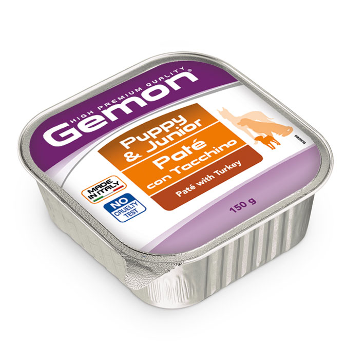 GEMON DOG PATE PUPPY & JUNIOR TURKE..