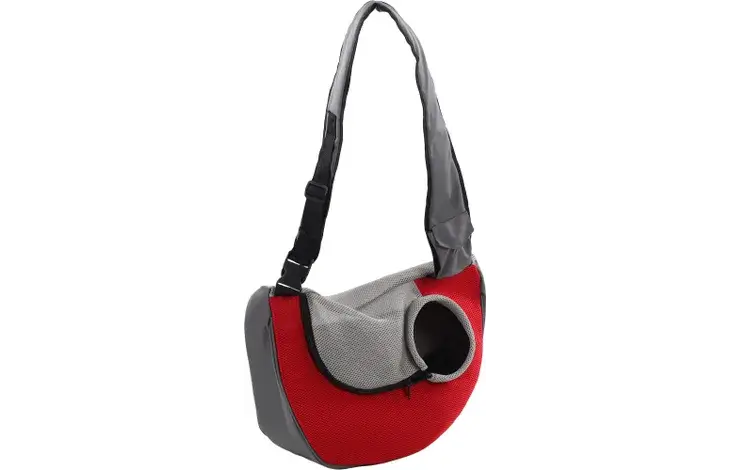 FLAMINGO Geantă de transport roșu/gri 50x14x30cm