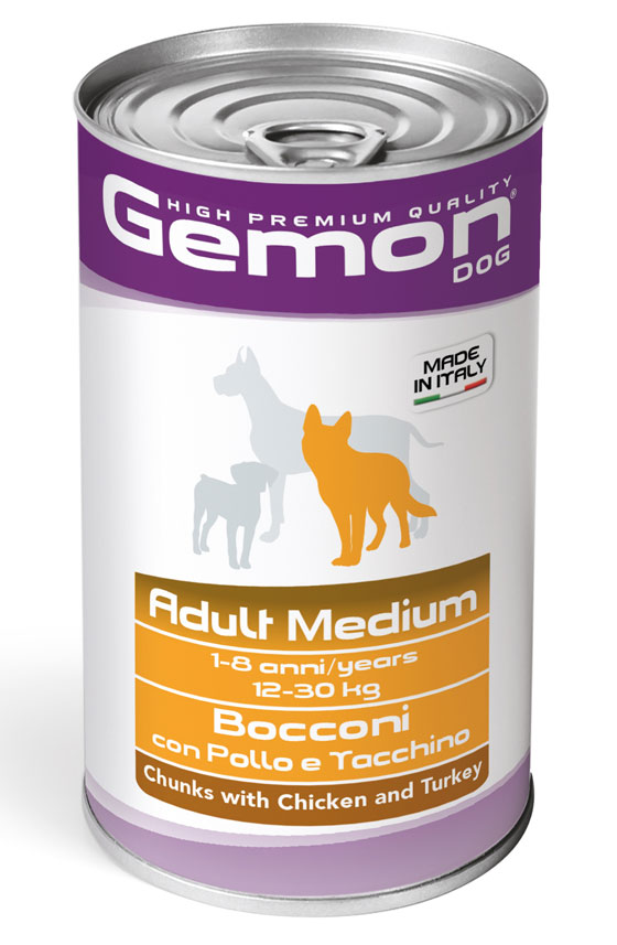 GEMON DOG MEDIUM ADULT CHICKEN/TURK..