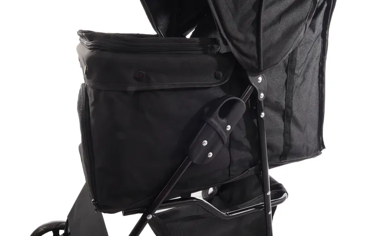 FLAMINGO Коляска для животных BLACK 46*81.5*98cm