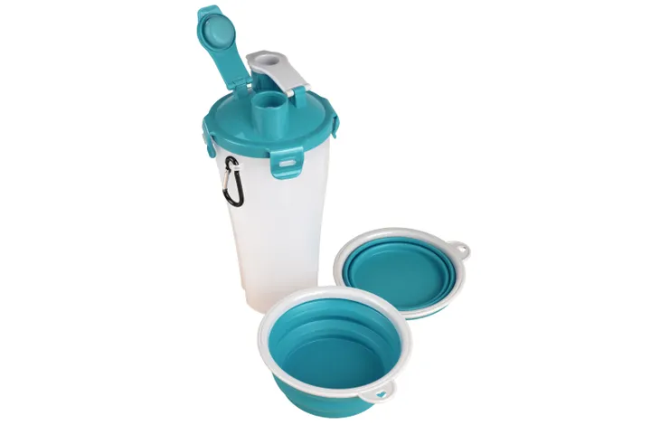 FLAMINGO Hiking pahar / jgheab din plastic TRINKA BLUE/GREY