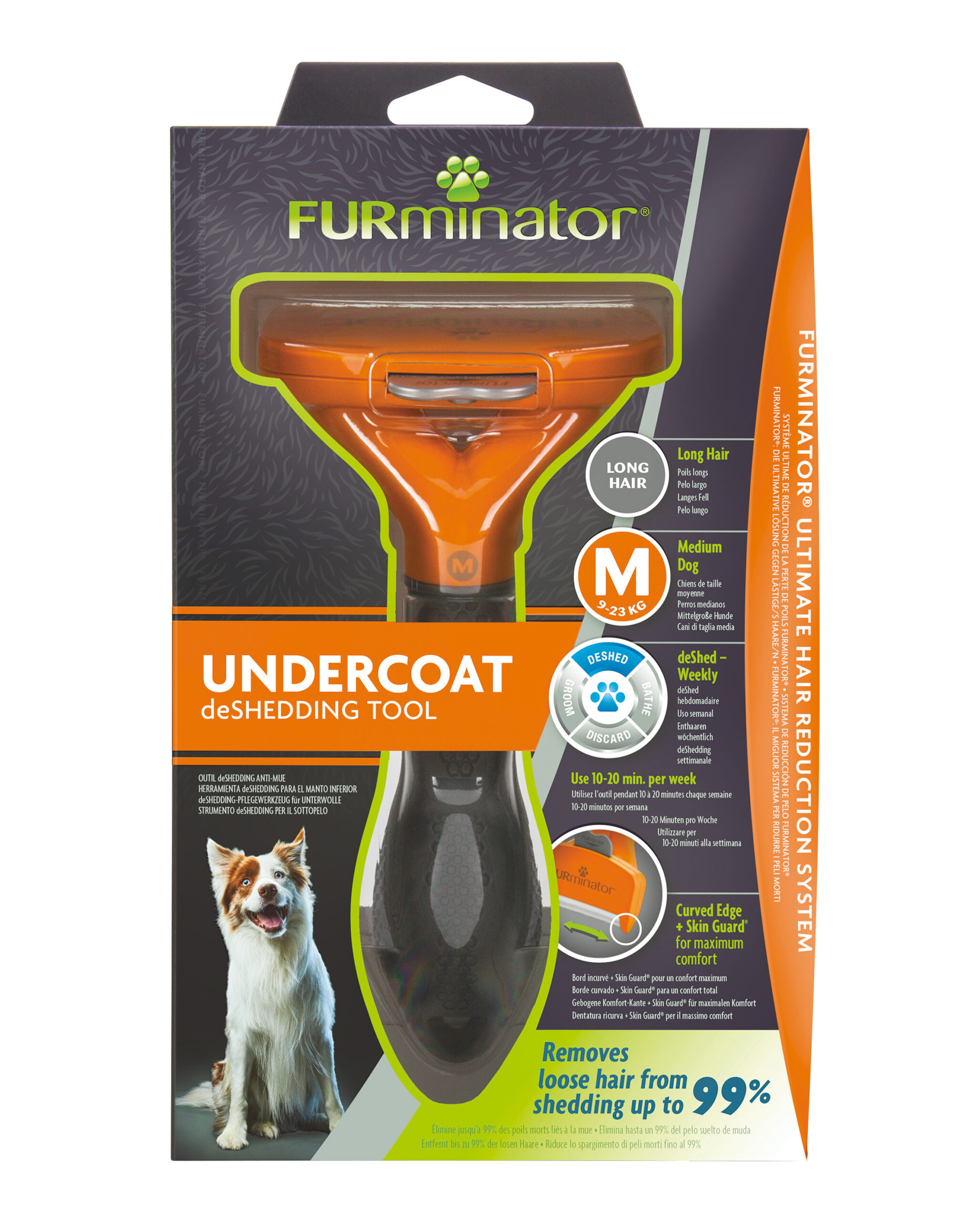 Фурминатор FURminator for DOGS Long Hair M