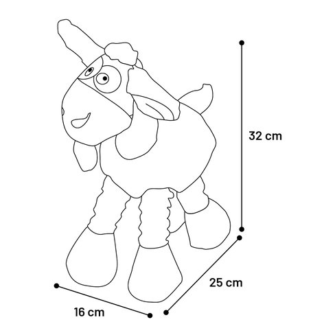Игрушка плюшивая Shappo Sheep Brown