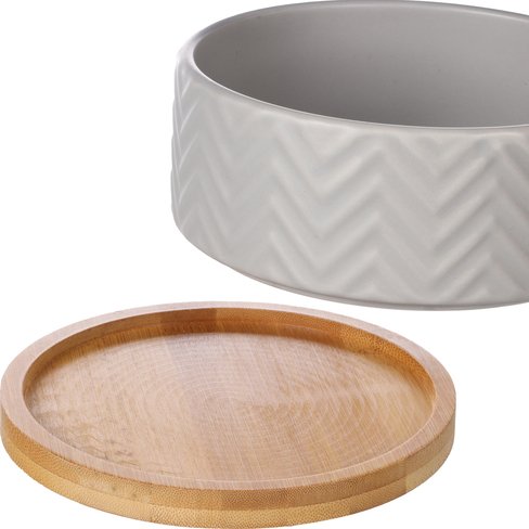 Керамическая миска Bianco Round Grey