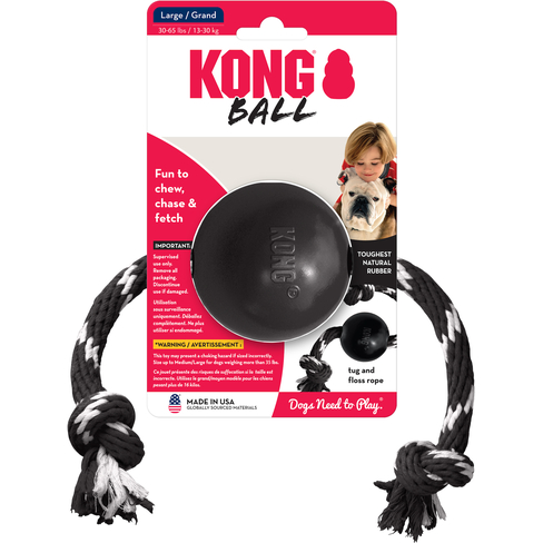 Jucarie Kong Extreme Ball with Rope Large