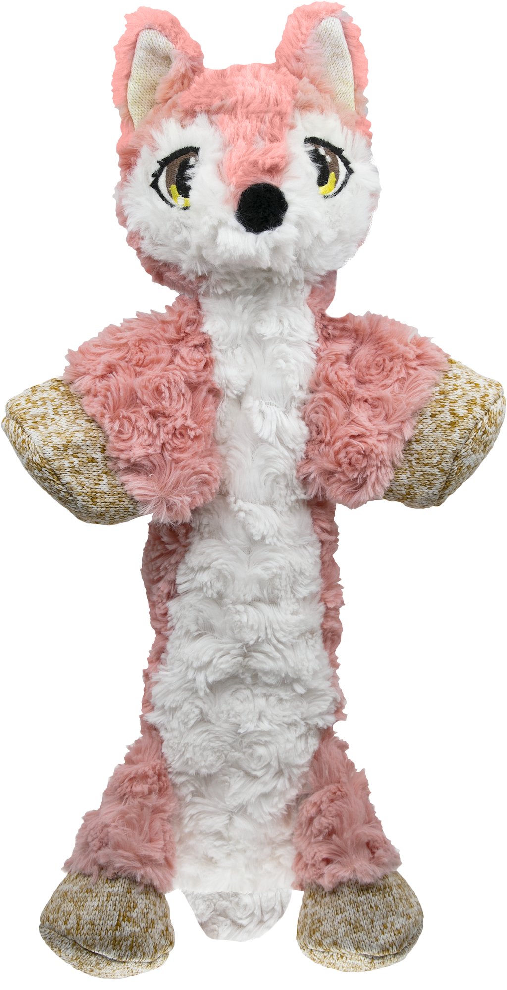 Игрушка плюшивая Kong Low Stuff Flopzie Fox Pink