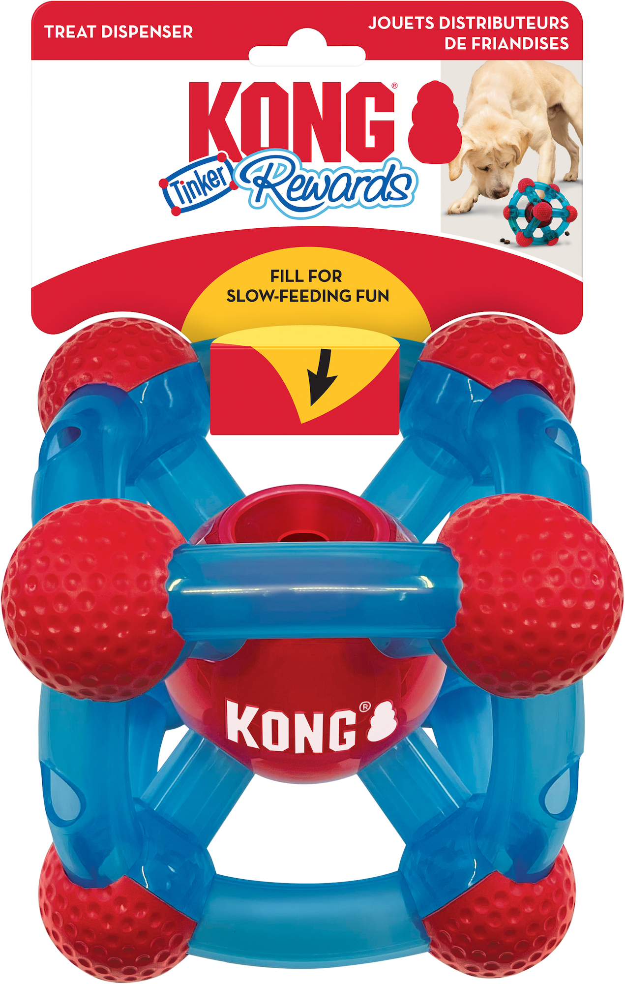 Игрушка Kong Rewards Tinker Cube Blue