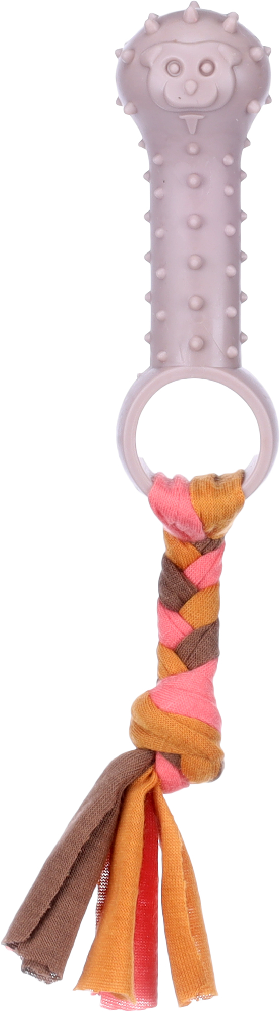 Jucarie din cauciuc Puppy Bone Taupe