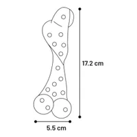 FLAMINGO игрушка резиновая PUPPY BONE BINTY 17.2CM