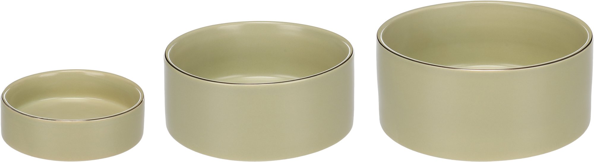 Миска керамическая Eram Round Light Green
