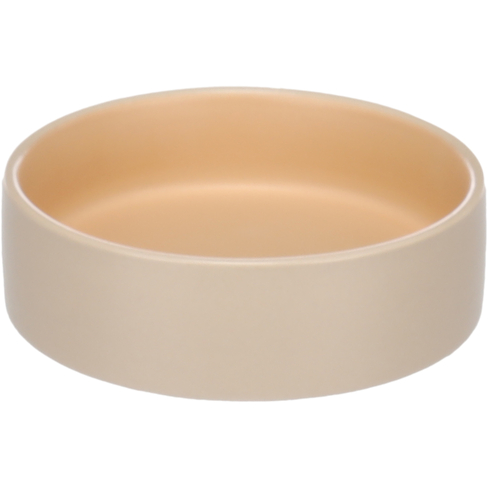 Castron ceramic Anca Round Beige/Orange