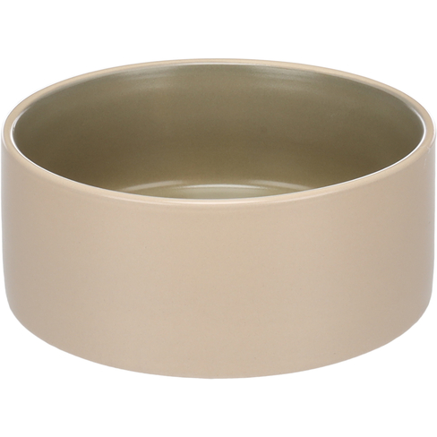 Castron ceramic Anca Round Beige/Green