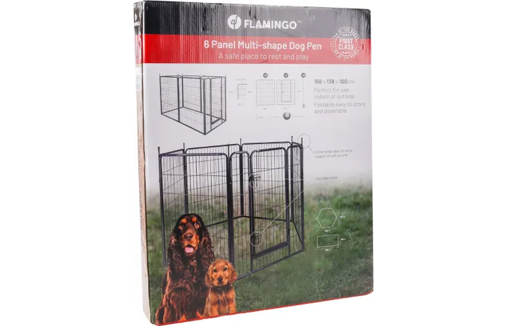 Flamingo вольер металлический ZECTA Black 156×138*100cm