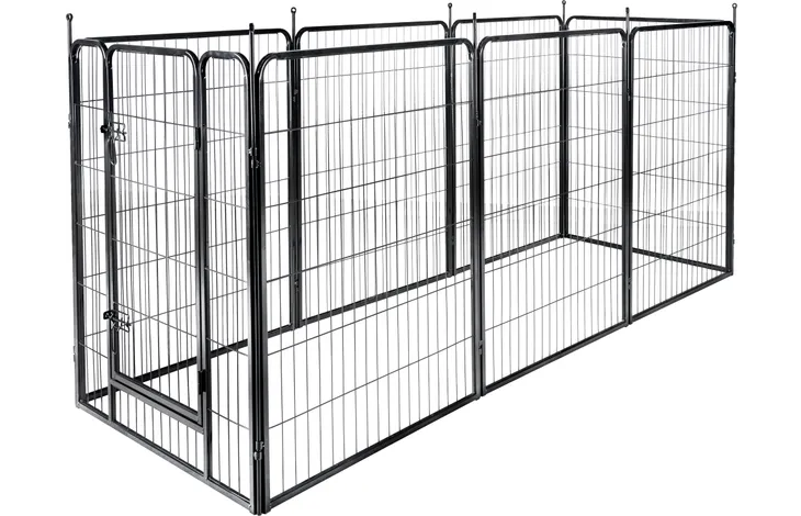 Incintă metalică Flamingo ZECTA Negru 205×196*100cm