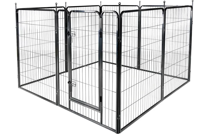 Incintă metalică Flamingo ZECTA Negru 205×196*100cm